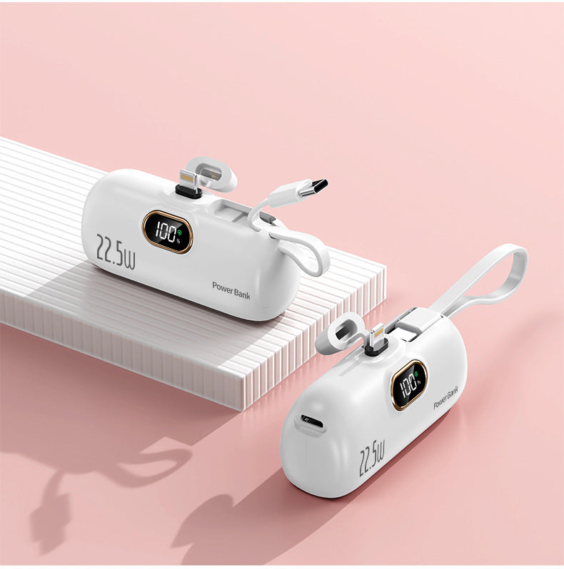 Mini Power Bank Compact Smartphone Power Supply