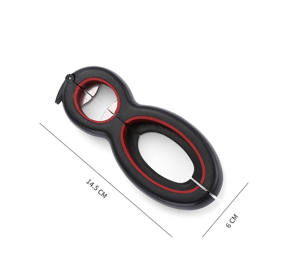 6-in-1 Multifunctional Can Opener Safety Seal Pull Tab