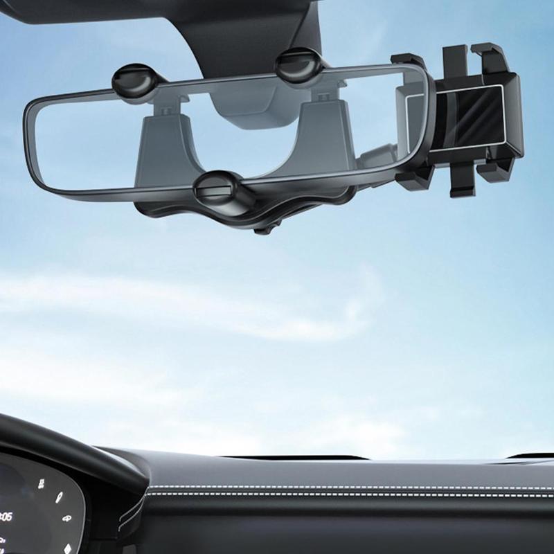 Rearview Mirror Phone Holder Hands Free GPS Tracking Stand