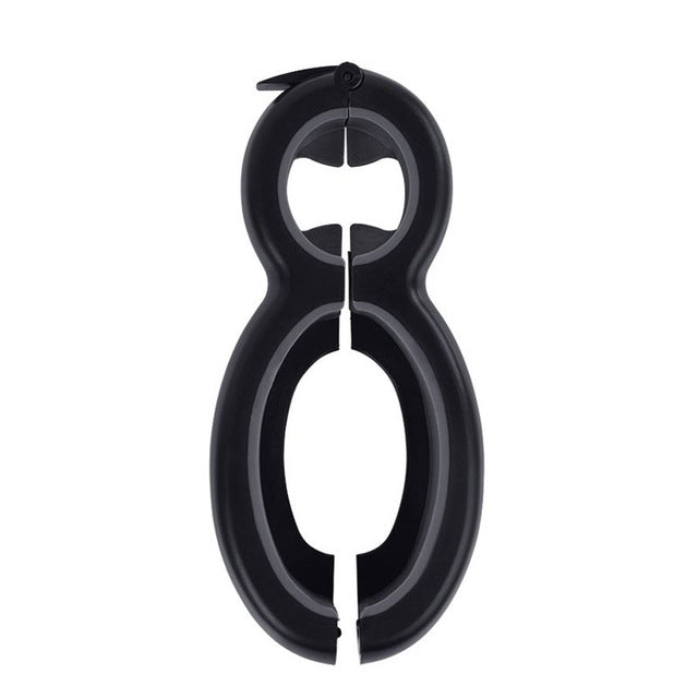 6-in-1 Multifunctional Can Opener Outdoor Camping Picnic Gadget