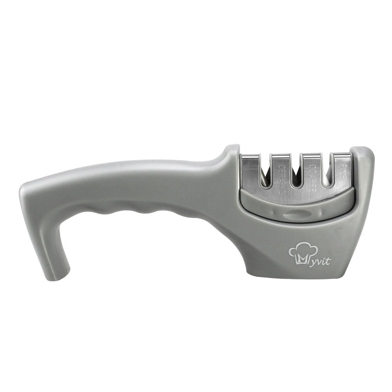 3-in-1 Professional Kitchen Knife Sharpener Ergonomic Handle Grip