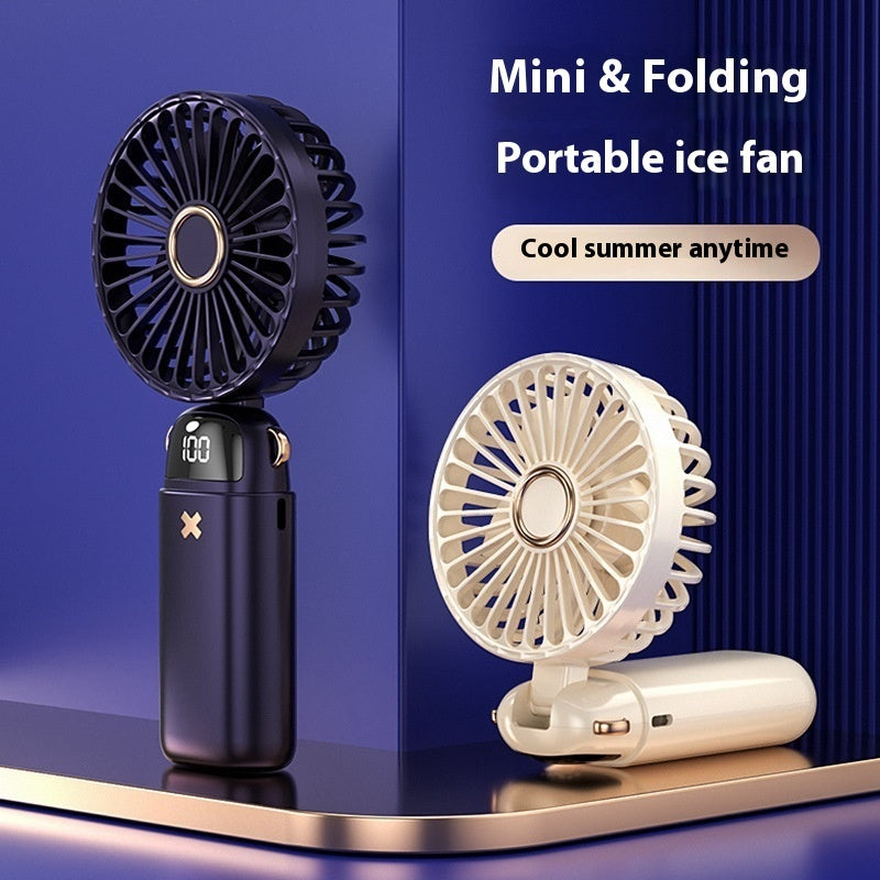 USB Handheld Fan Mini Portable Long Battery Life Airflow