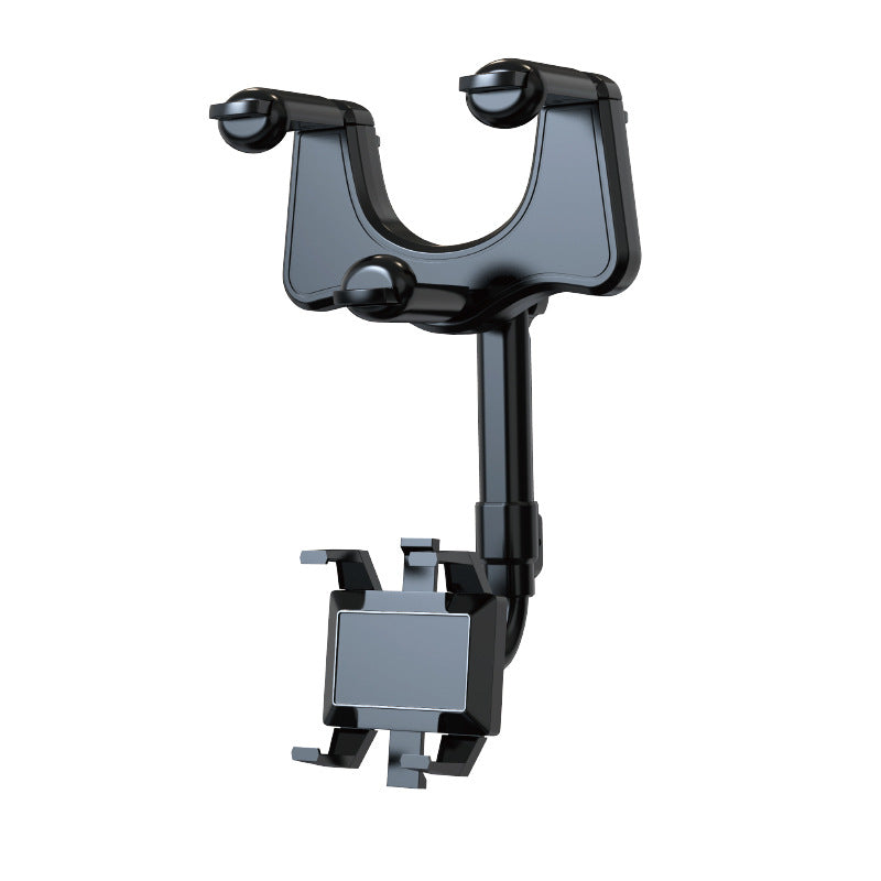 Rearview Mirror Phone Holder One Hand Operation Cell Cradle