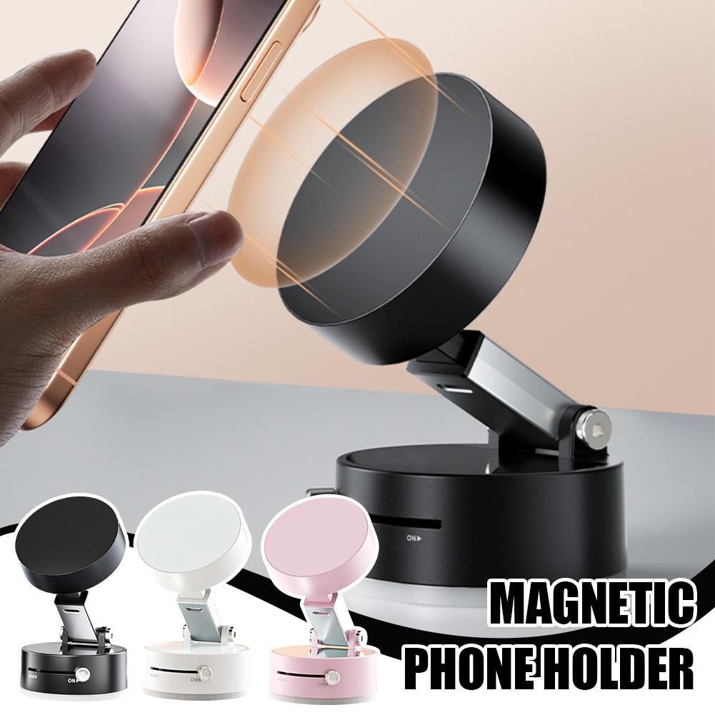 Car Phone Holder Magnetic Vacuum Suction Mount