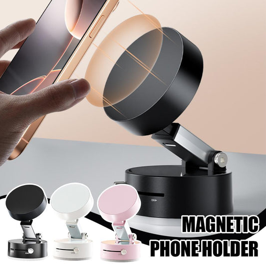 Car Phone Holder Magnetic Vacuum Suction Mount