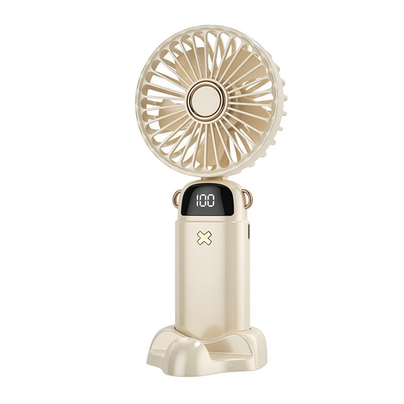 USB Handheld Fan Mini Portable Multi Speed Quiet Desk Fan