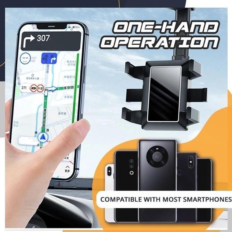 Rearview Mirror Phone Holder Premium Universal Car Bracket