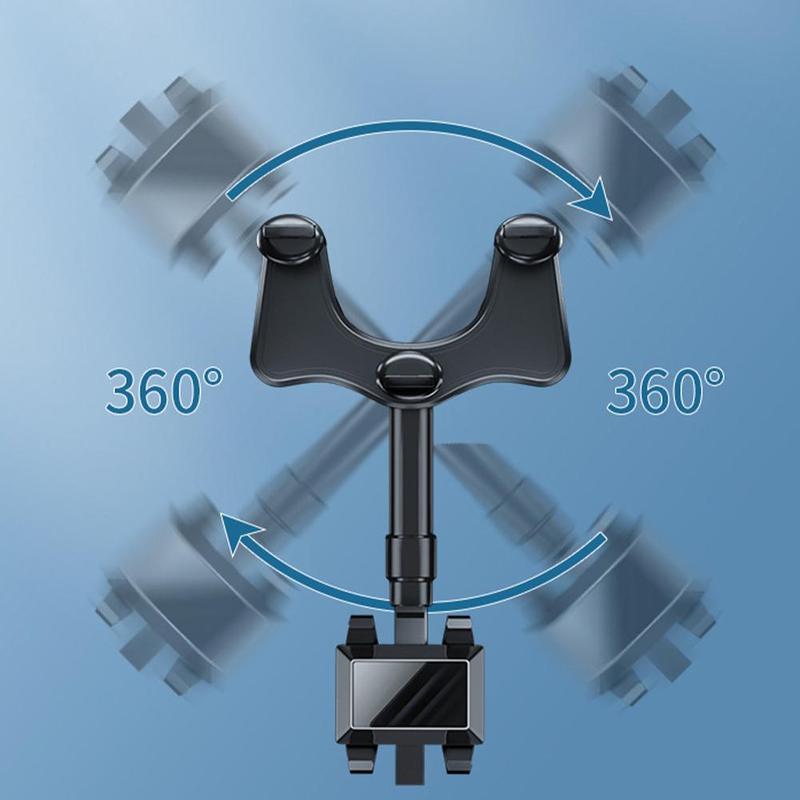 Rearview Mirror Phone Holder Flexible Rear View Mirror Clip