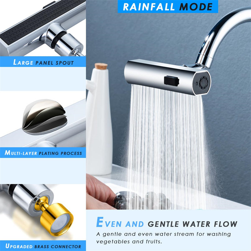 Universal Rotating Faucet Nozzle Flexible Water Saver