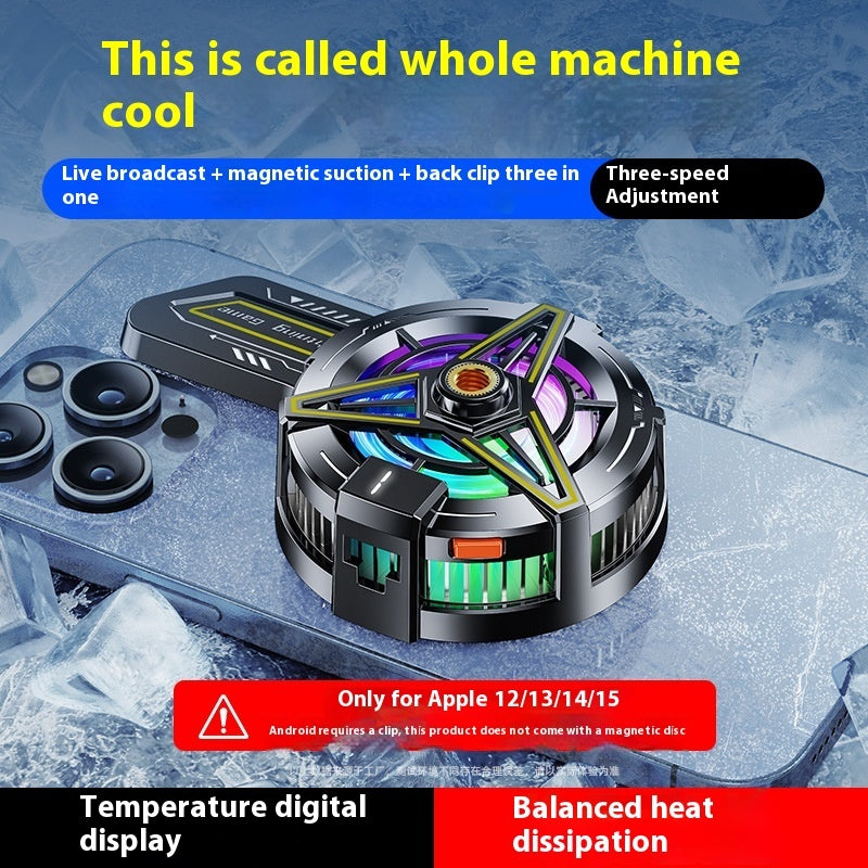 Magnetic Mobile Phone Radiator Cooler Type C Powered Gaming Cooler