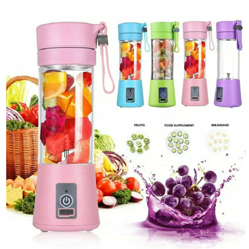 Portable Electric Juicer Blender Smoothie Maker Bottle